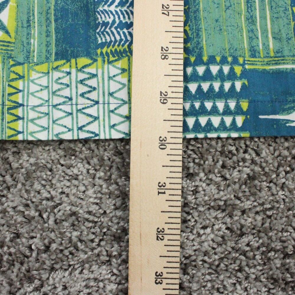 Columbia PFG Bahama Shirt Mens M Green Blue Fishing Short Sleeve - Picture 9 of 9